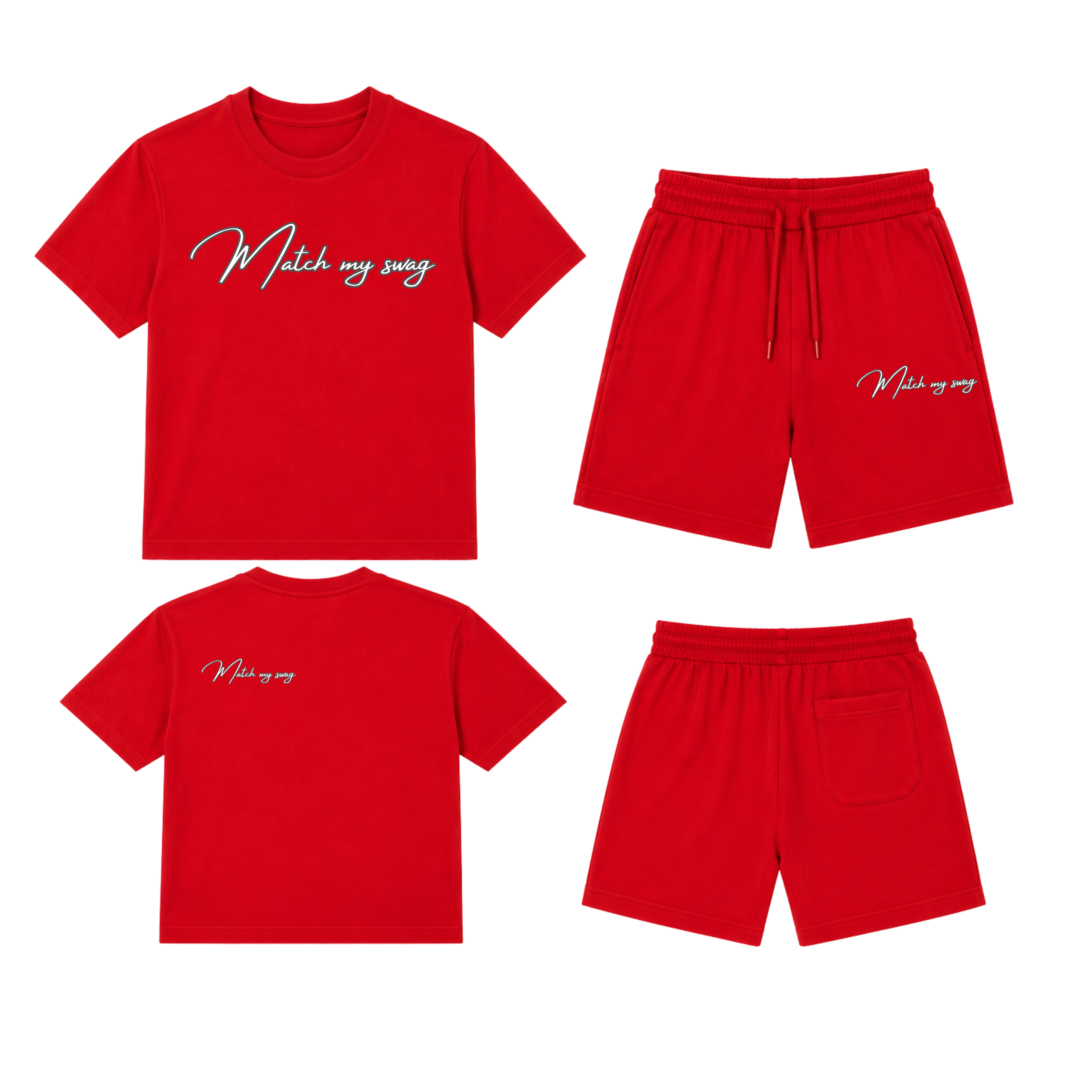 MMS T-shirt and Shorts Swag Set