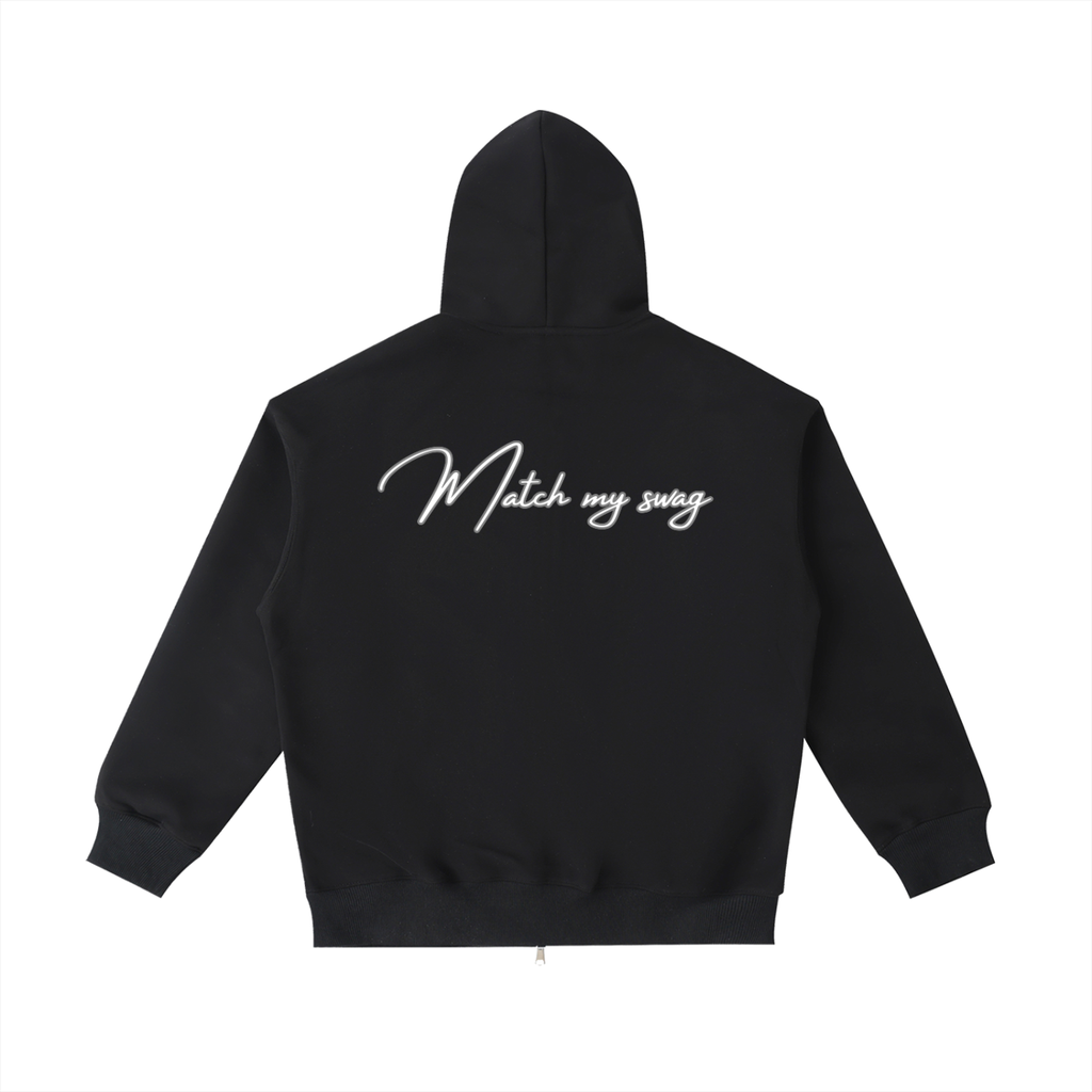 MATCH MY SWAG Essential Heavyweight Pocket Logo Hoodie