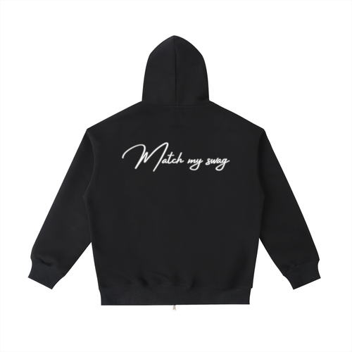 MATCH MY SWAG Essential Heavyweight Pocket Logo Hoodie