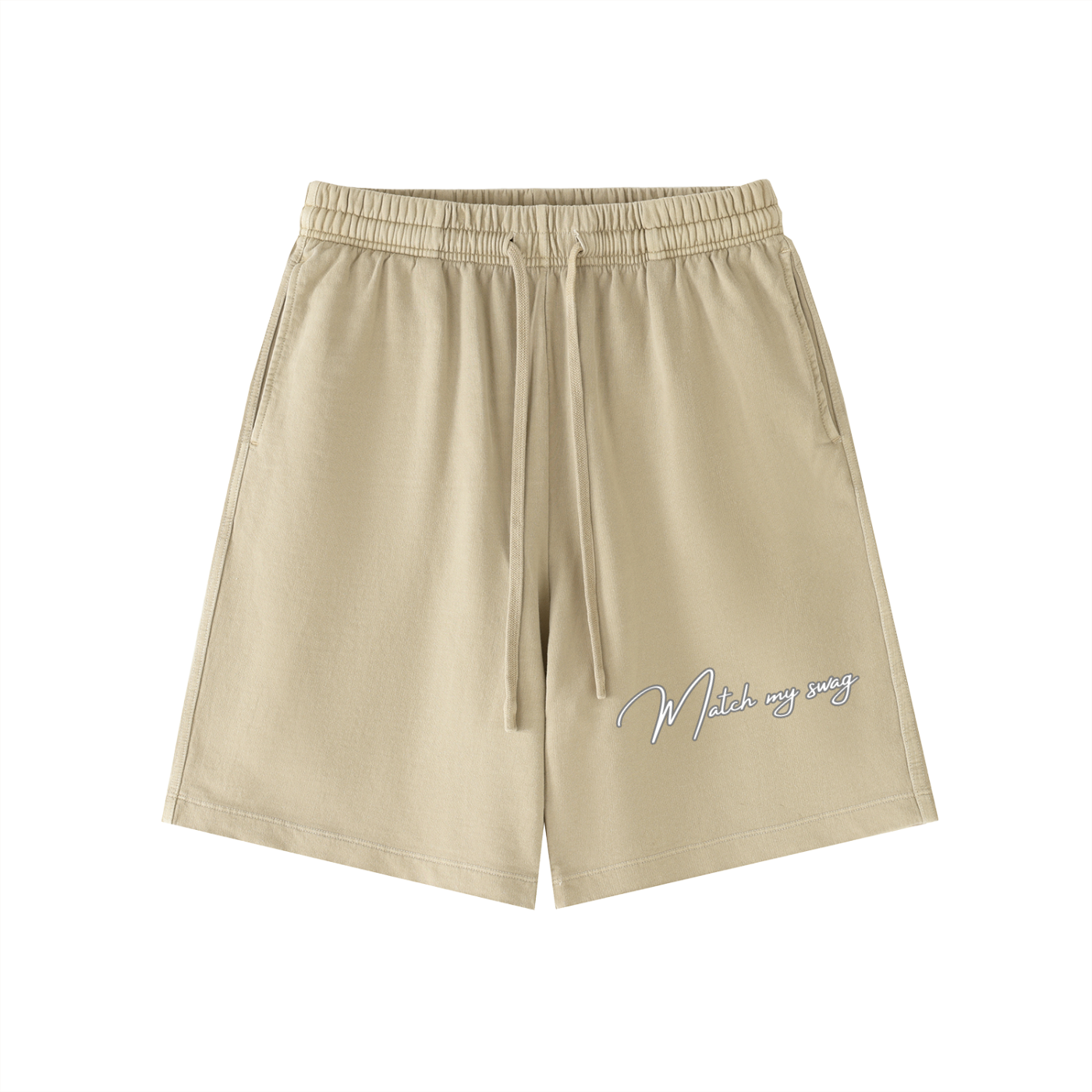 MMS SIGNATURE LOGO Vintage Wash Cotton Shorts