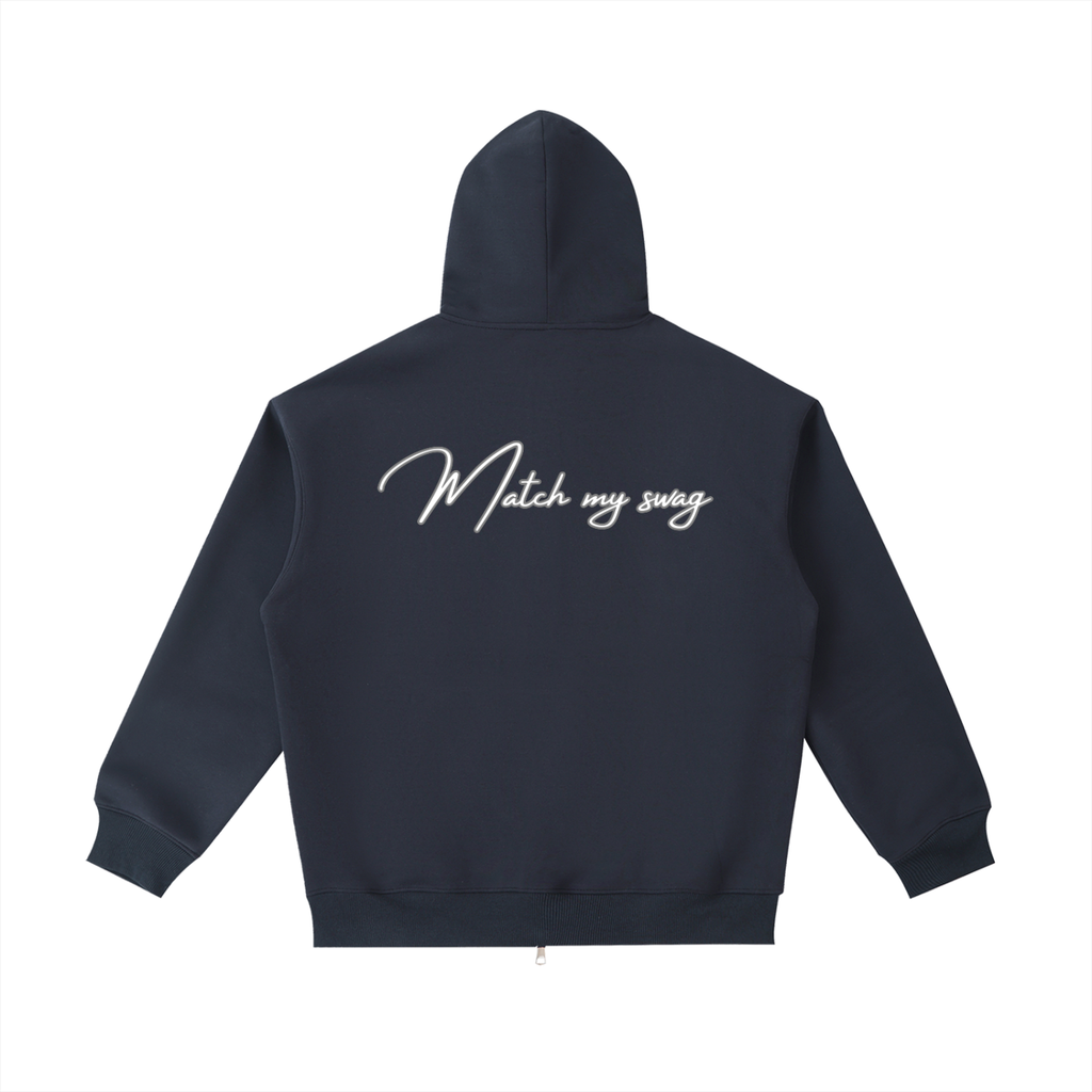MATCH MY SWAG Essential Heavyweight Pocket Logo Hoodie