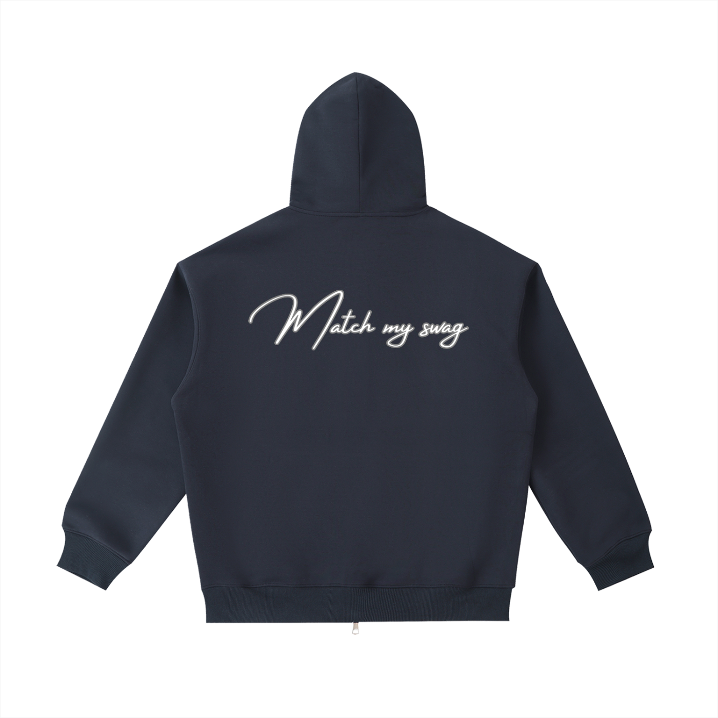 MATCH MY SWAG Essential Heavyweight Pocket Logo Hoodie