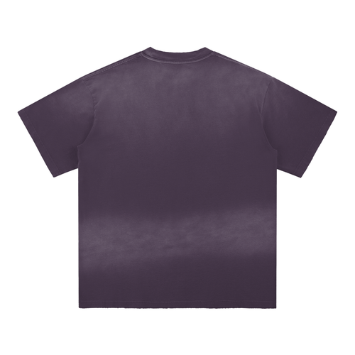 FED MY EX Sun Fade Hand-Frayed Cotton T-Shirt