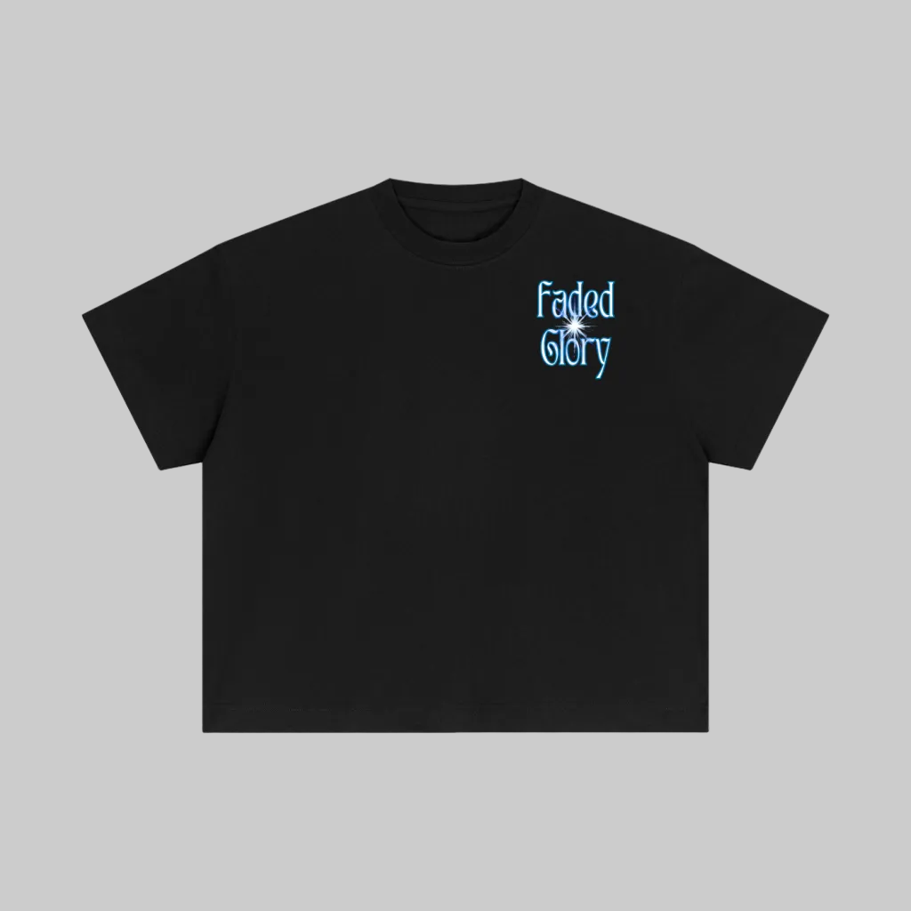 FADED GLORY Essential Cotton Boxy T-Shirt