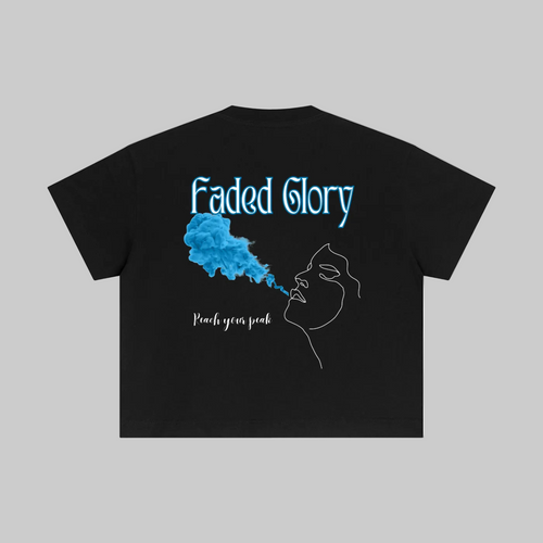 FADED GLORY Essential Cotton Boxy T-Shirt