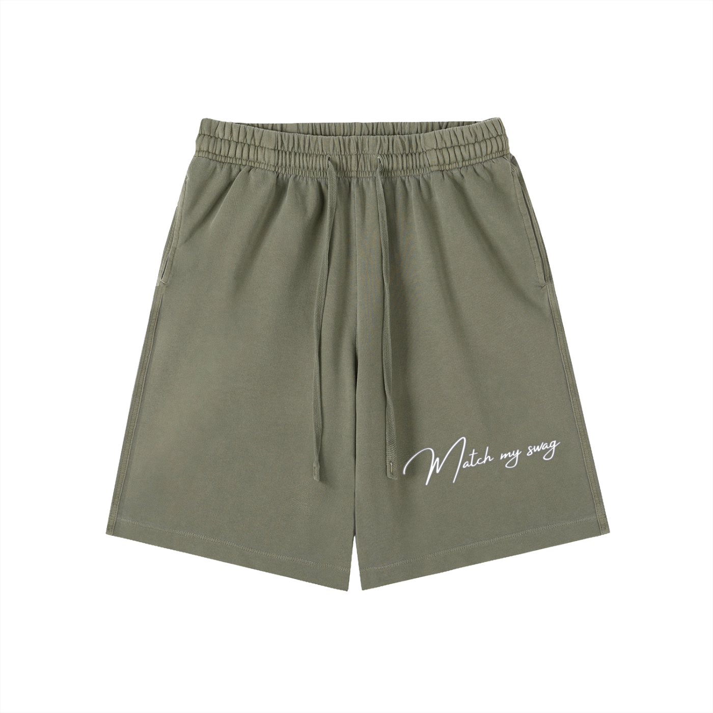 MMS SIGNATURE LOGO Vintage Wash Cotton Shorts