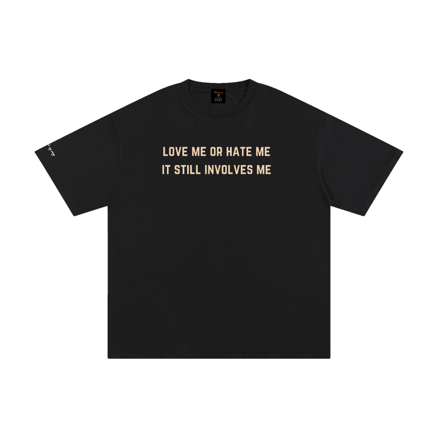 LOVE & HATE Unisex Pure Cotton T-Shirt