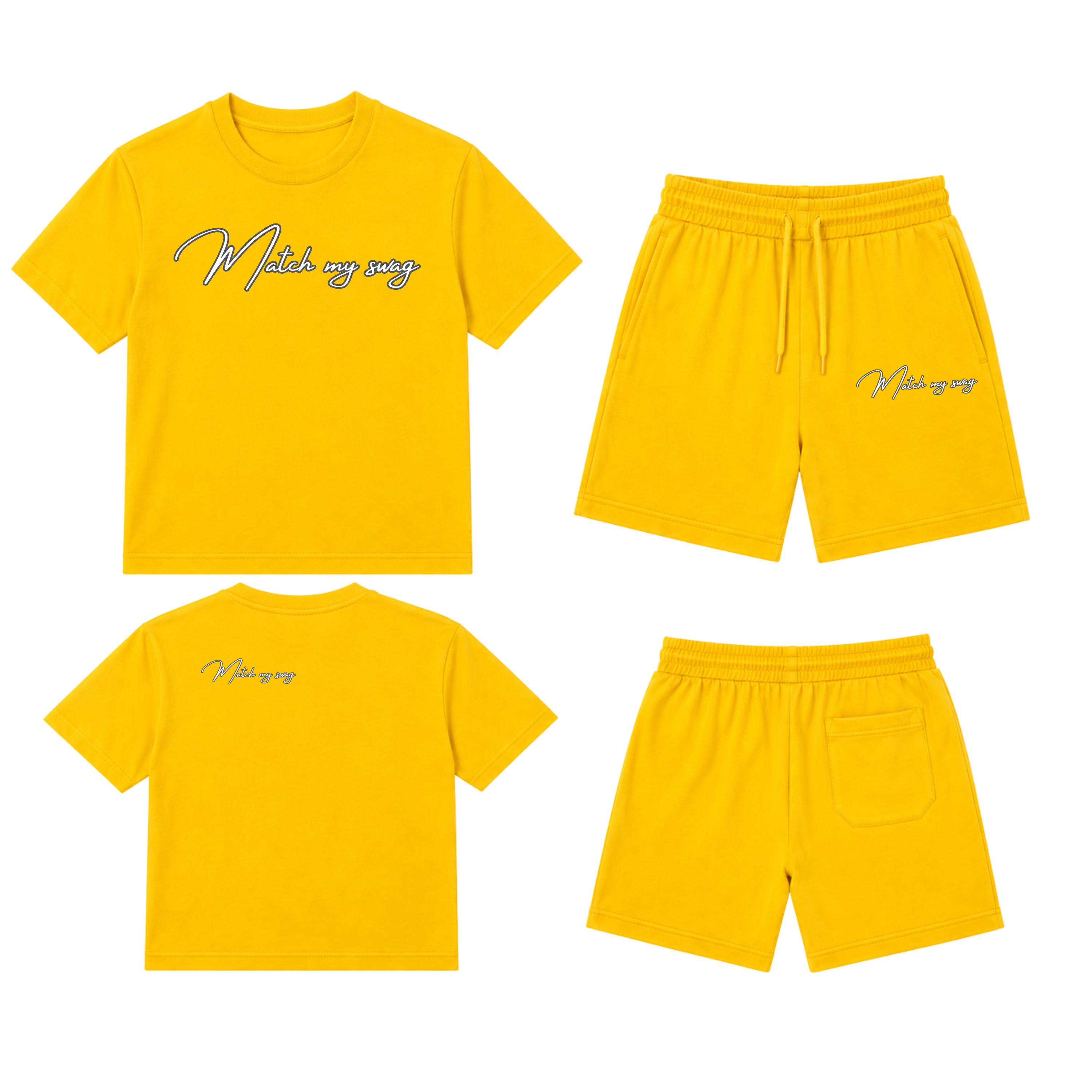 MMS T-shirt and Shorts Swag Set