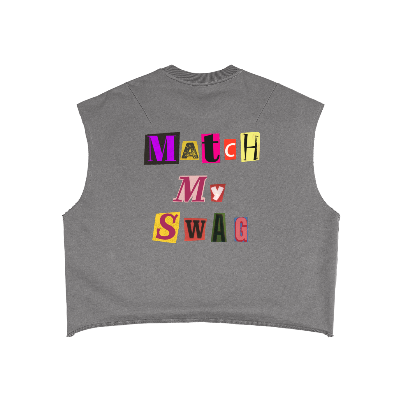 SWAG DEPT French Terry Boxy Tank Top