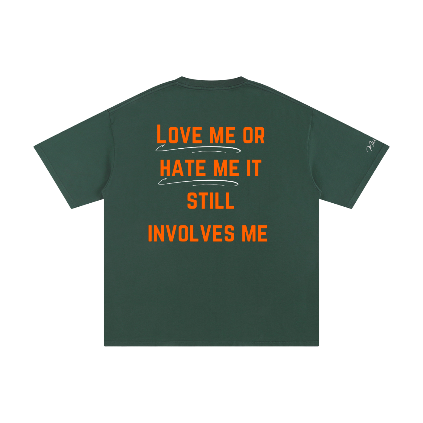 LOVE & HATE Unisex Pure Cotton T-Shirt