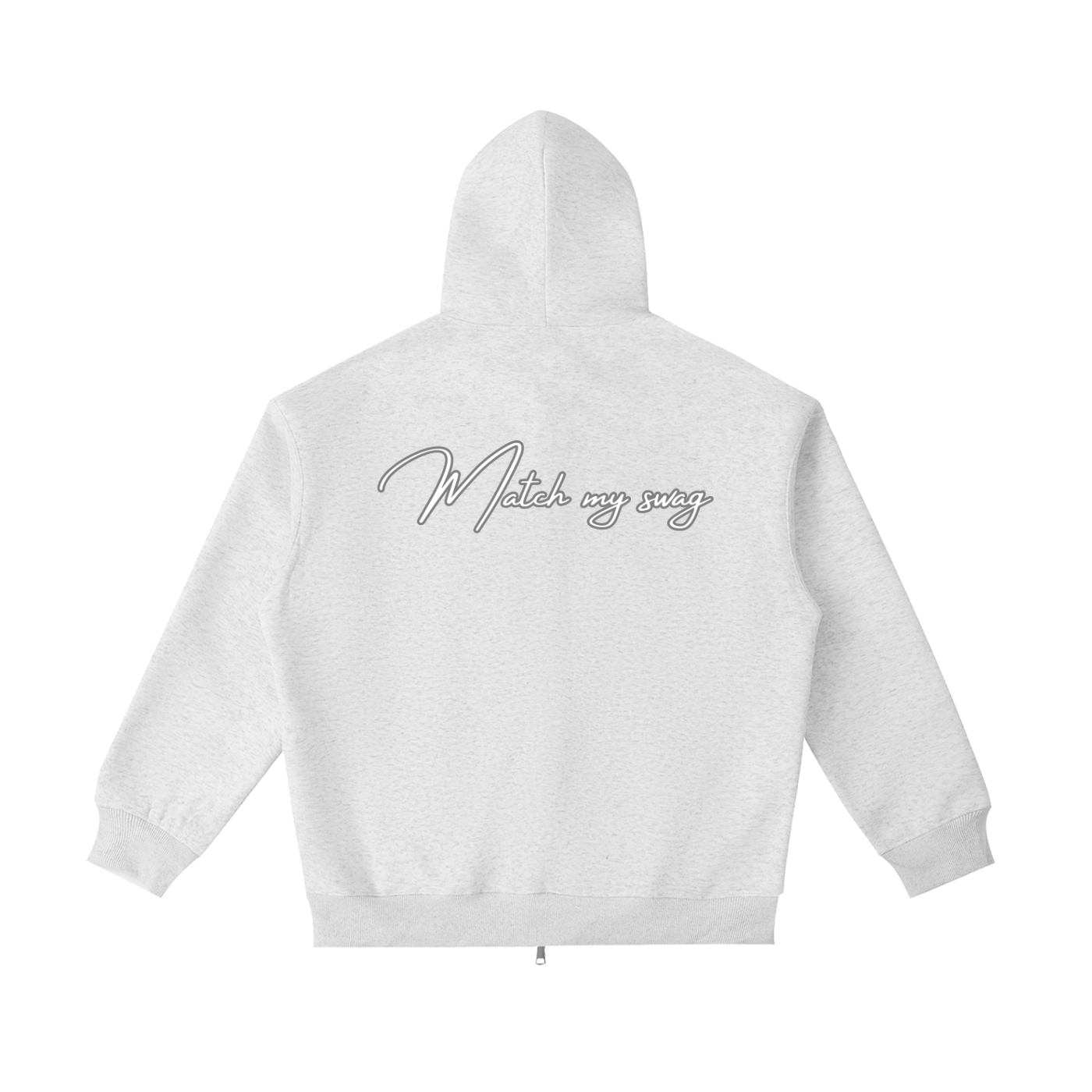 MATCH MY SWAG Essential Heavyweight Pocket Logo Hoodie