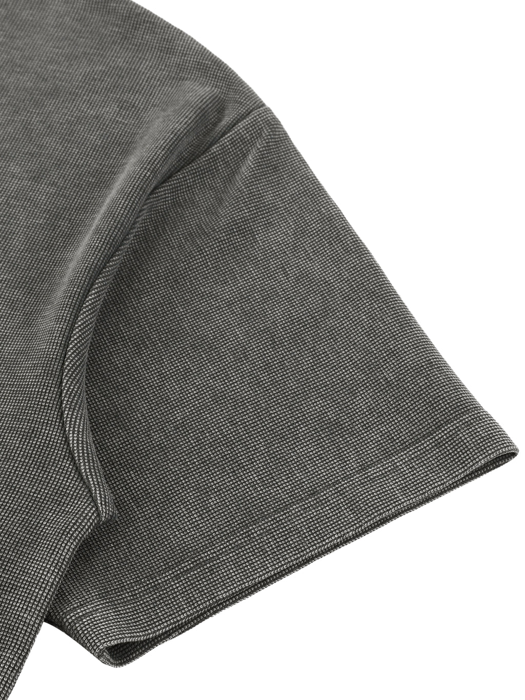 MATCH MY SWAG Mineral Wash Waffle Knit Logo T-Shirt